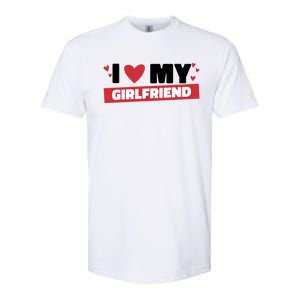 I Love My Friend Gift Funny Design Gift Softstyle CVC T-Shirt