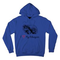 I Love My Pekingese Gift For Pekingese Mama Gift Hoodie