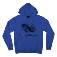 I Love My Pekingese Gift For Pekingese Mama Gift Tall Hoodie