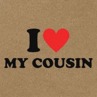 I Love My Cousin White Trash Party Attire Redneck Costume Cotton Canvas Backpack