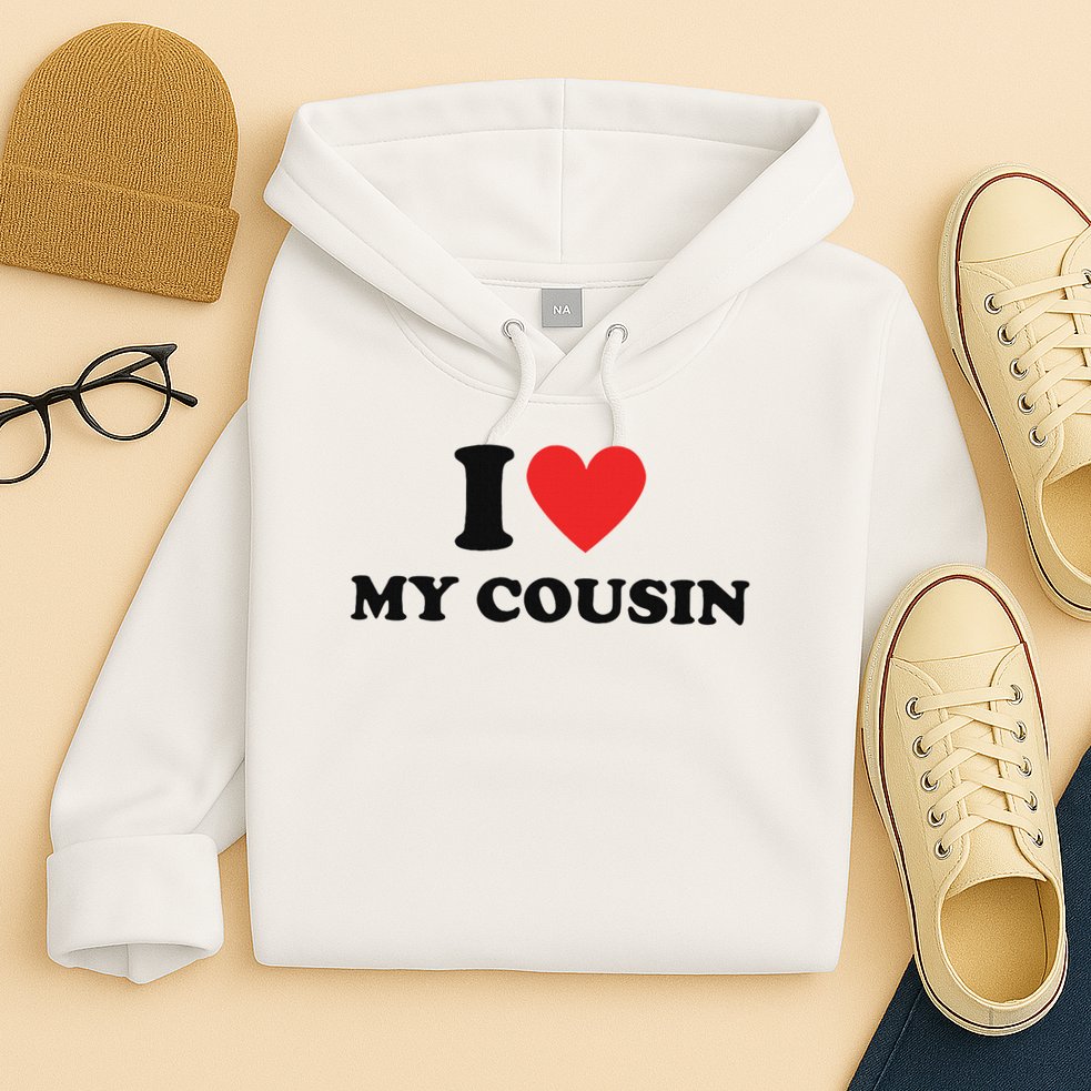 I Love My Cousin White Trash Party Attire Redneck Costume Hoodie