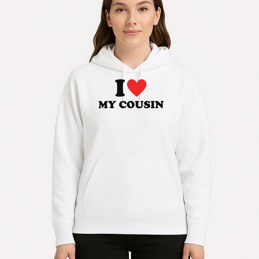 I Love My Cousin White Trash Party Attire Redneck Costume Hoodie