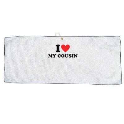 I Love My Cousin White Trash Party Attire Redneck Costume Large Microfiber Waffle Golf Towel