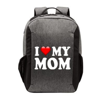 I Love My Mom Vector Backpack