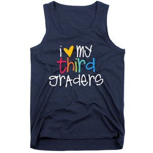 I Love My Third Graders Heart First Day Of School Teacher Tank Top