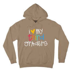 I Love My Third Graders Heart First Day Of School Teacher Hoodie