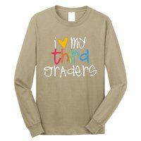 I Love My Third Graders Heart First Day Of School Teacher Long Sleeve Shirt