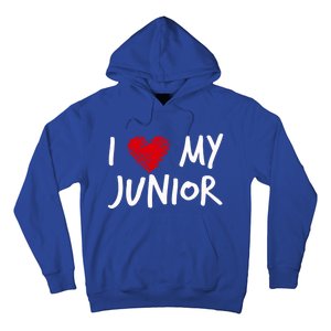 I Love My Junior Valentines Outfit Matching Son Family Gift Hoodie