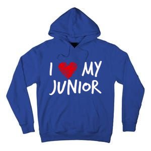 I Love My Junior Valentines Outfit Matching Son Family Gift Tall Hoodie