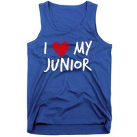 I Love My Junior Valentines Outfit Matching Son Family Gift Tank Top