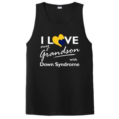 I Love My Grandson With Down Syndrome Gift Family Matching PosiCharge Competitor Tank