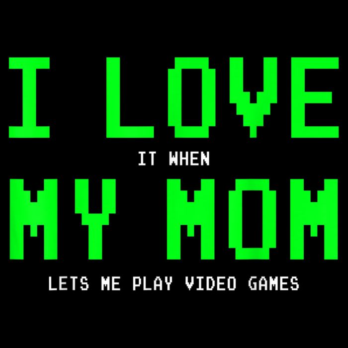 I Love My Mom Shirt Gamer Gifts For N Boys Video Games Button