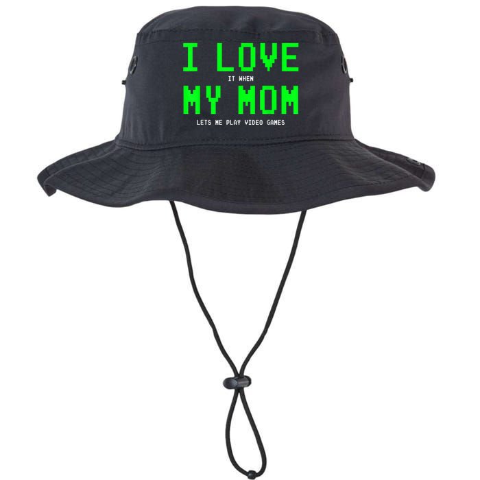 I Love My Mom Shirt Gamer Gifts For N Boys Video Games Legacy Cool Fit Booney Bucket Hat