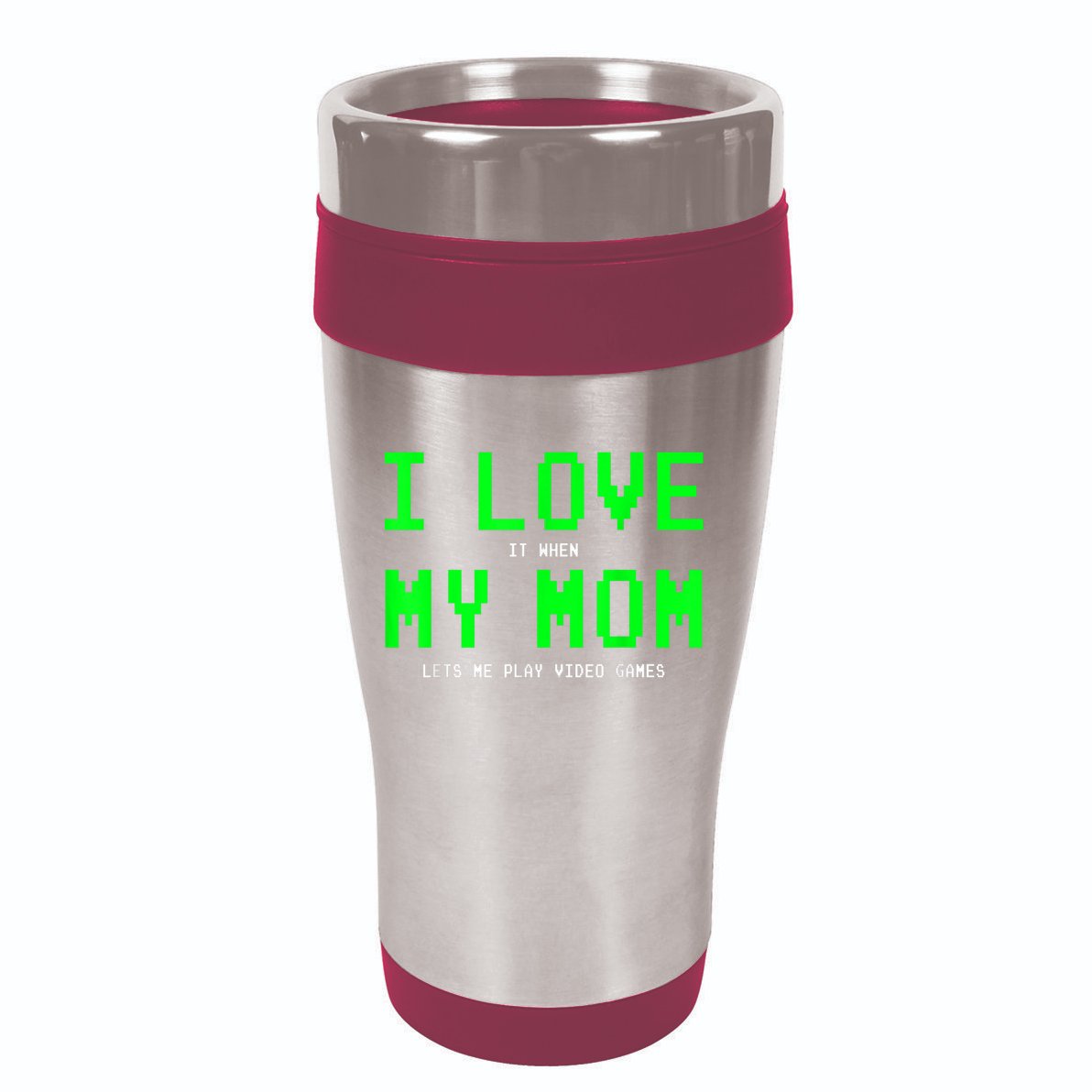 I Love My Mom Shirt Gamer Gifts For N Boys Video Games 16oz Travel Tumbler