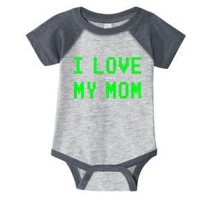 I Love My Mom Shirt Gamer Gifts For N Boys Video Games Infant Baby Jersey Bodysuit