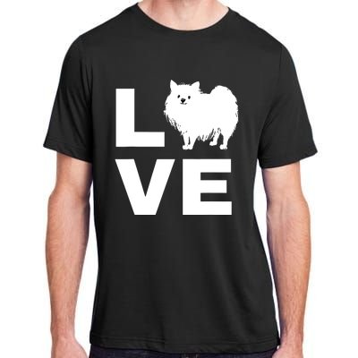 I Love My Pomeranian Dog Puppy Pet Lover Gift Adult ChromaSoft Performance T-Shirt