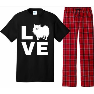 I Love My Pomeranian Dog Puppy Pet Lover Gift Pajama Set