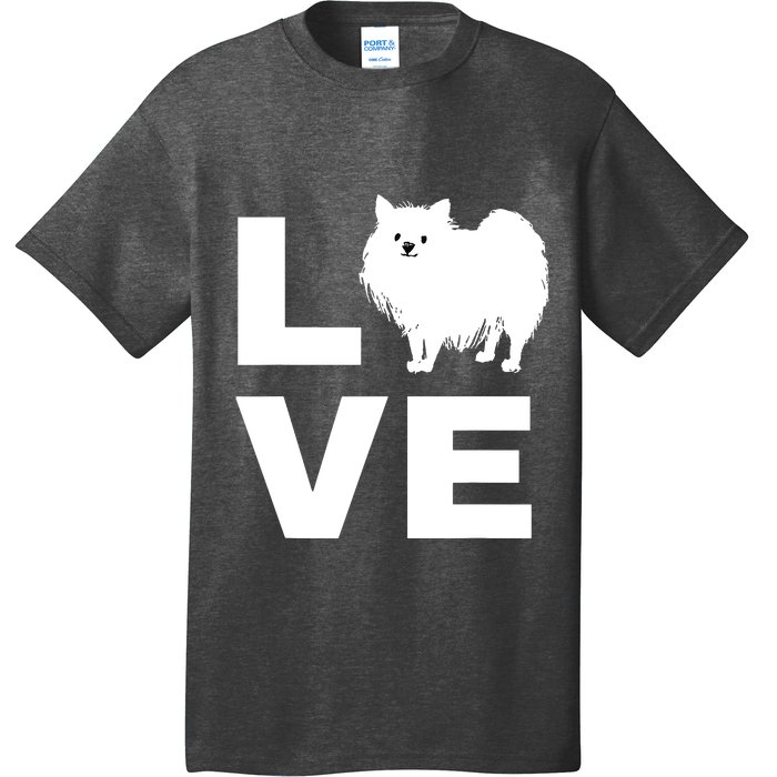 I Love My Pomeranian Dog Puppy Pet Lover Gift T-Shirt