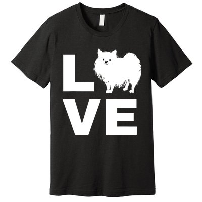 I Love My Pomeranian Dog Puppy Pet Lover Gift Premium T-Shirt