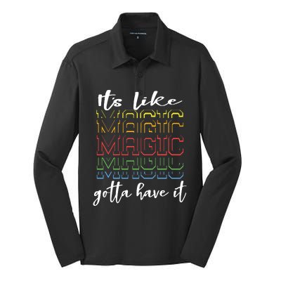 Its Like Magic Gotta Have It Silk Touch Performance Long Sleeve Polo