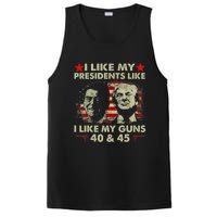 I Like My Presidents Like I Like My Guns 40 & 45 Vote Trump PosiCharge Competitor Tank