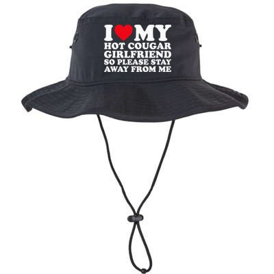 I Love My Hot Cougar Girlfriend So Please Stay Away From Me Bucket Hat