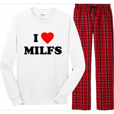 I Love MILFs TShirt Long Sleeve Pajama Set