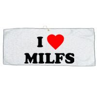 I Love MILFs TShirt Large Microfiber Waffle Golf Towel