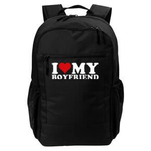 I Love My Boyfriend Bf I Heart My Boyfriend Bf Daily Commute Backpack