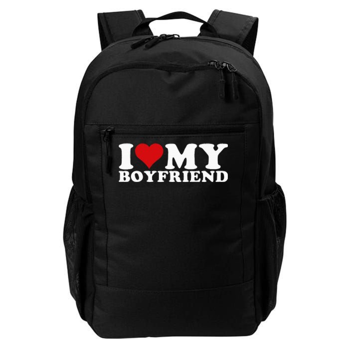 I Love My Boyfriend Bf I Heart My Boyfriend Bf Daily Commute Backpack