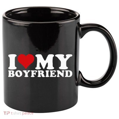 I Love My Boyfriend Bf I Heart My Boyfriend Bf 11oz C Handle Ceramic Mug
