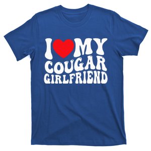 I Love My Cougar Girlfriend Groovy Retro T-Shirt