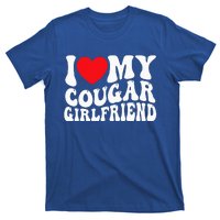 I Love My Cougar Girlfriend Groovy Retro T-Shirt