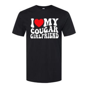 I Love My Cougar Girlfriend Groovy Retro Softstyle CVC T-Shirt