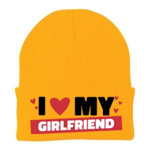 I Love My Friend Great Gift Funny Design Gift Knit Cap Winter Beanie