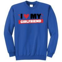 I Love My Friend Great Gift Funny Design Gift Sweatshirt