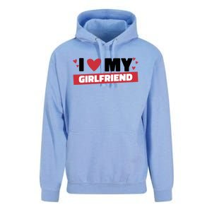 I Love My Friend Great Gift Funny Design Gift Unisex Surf Hoodie