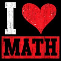 I Love Math Heart Math Cooling Performance Crew T-Shirt