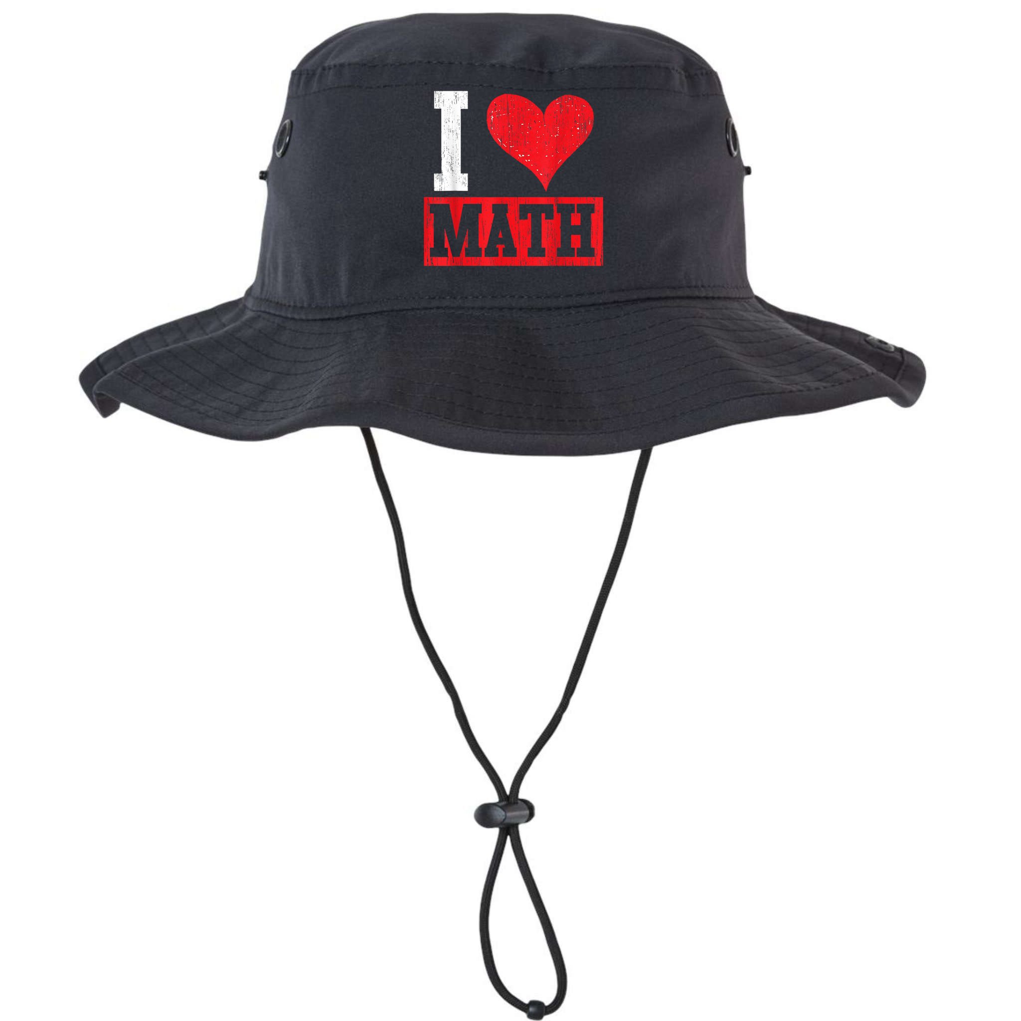 I Love Math Heart Math Bucket Hat