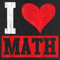 I Love Math Heart Math 11oz C Handle Ceramic Mug