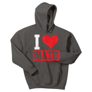 I Love Math Heart Math Kids Hoodie