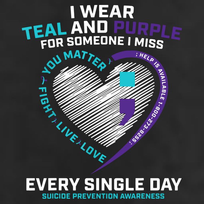 In Loving Memory Semicolon Suicide Prevention Awareness Cool Comfort Performance Bucket Hat