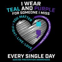 In Loving Memory Semicolon Suicide Prevention Awareness Premium T-Shirt