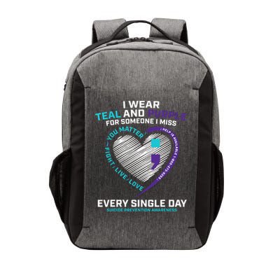 In Loving Memory Semicolon Suicide Prevention Awareness Vector Backpack