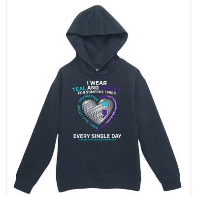 In Loving Memory Semicolon Suicide Prevention Awareness Urban Pullover Hoodie