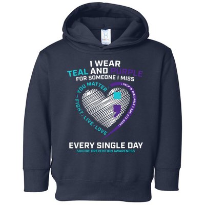 In Loving Memory Semicolon Suicide Prevention Awareness Toddler Hoodie