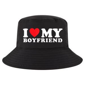 I Love My Boyfriend I Heart My Boyfriend BF TShirt Cool Comfort Performance Bucket Hat