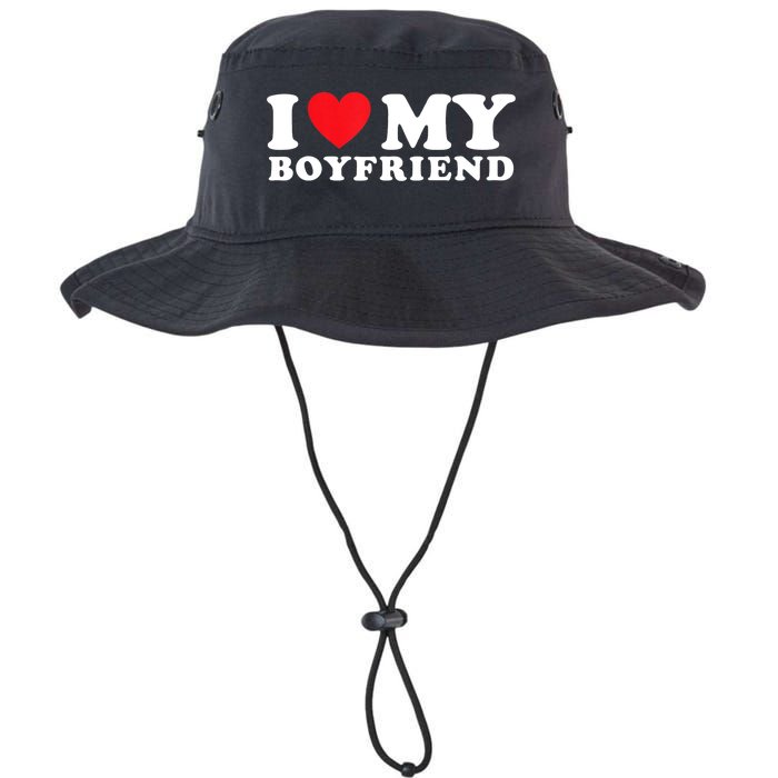 I Love My Boyfriend I Heart My Boyfriend BF TShirt Legacy Cool Fit Booney Bucket Hat