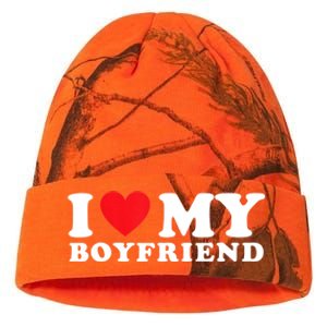 I Love My Boyfriend I Heart My Boyfriend BF TShirt Kati Licensed 12" Camo Beanie