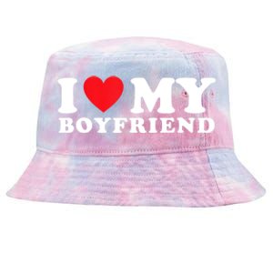 I Love My Boyfriend I Heart My Boyfriend BF TShirt Tie-Dyed Bucket Hat